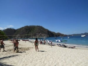 White sand beach